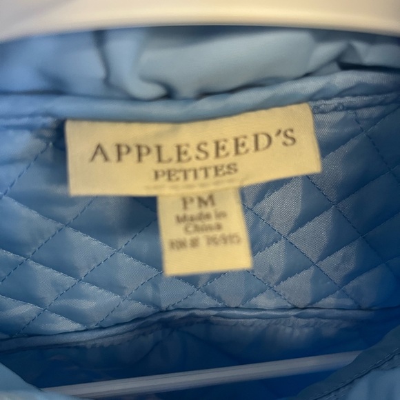 Appleseed's Light Blue Quilted Puffer Jacket - Picture 3 of 10